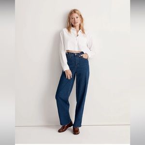 Madewell The Perfect Vintage Wide Leg Jean in Fairdale wash